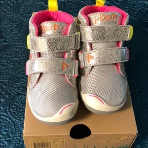 Silver Plae shoes size 8